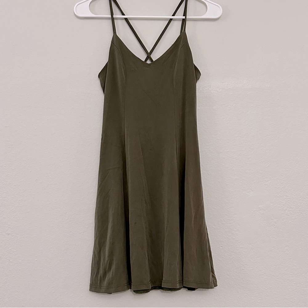 Francesca’s Olive Green Dress